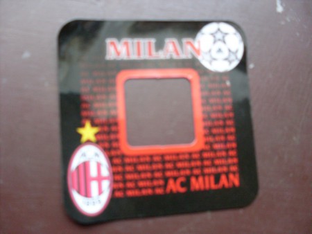 AC Milan hűtőmágnes, ami képkeret is egyben-ajándék az AC Milan törölköző mellé!!!!